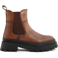 Boots en Cuir Olivia cognac-Lab78 Clearance
