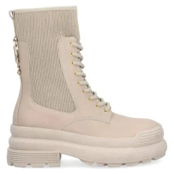 Femme Liu-Jo Bottines^Boots en Cuir Ombra beiges