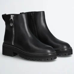 Femme Liu-Jo Bottines^Boots en Cuir Pink noires