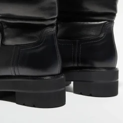 Femme Stuart Weitzman Bottines^Boots en Cuir Tyler Ultralift noires - Talon 5 cm