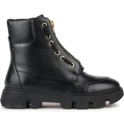 Boots en Cuir Vilde noires-Geox Discount