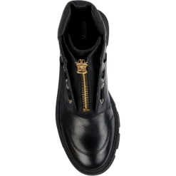 Boots en Cuir Vilde noires-Geox Discount