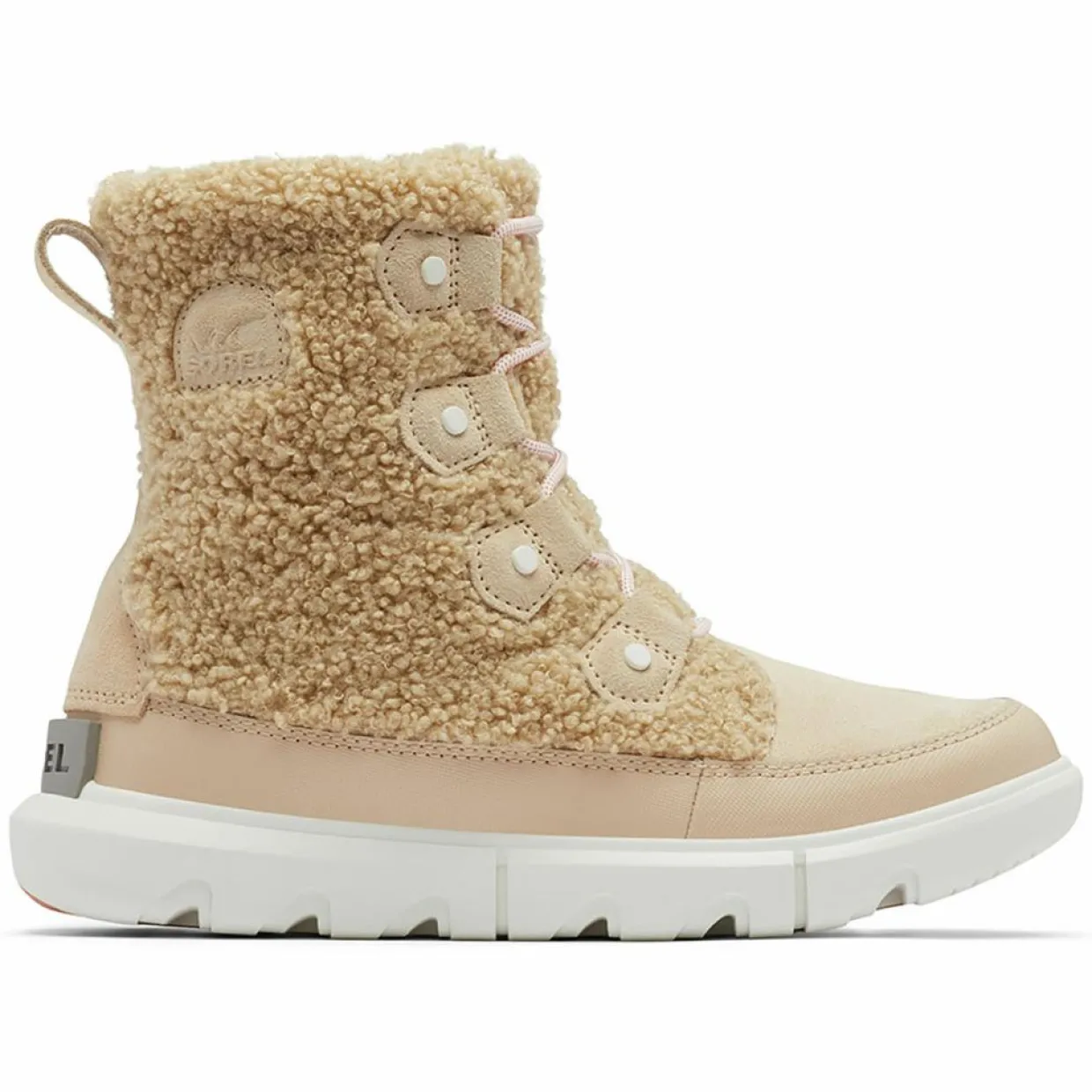 Boots en fausse fourrure doublure polaire Explorer II beiges-Sorel