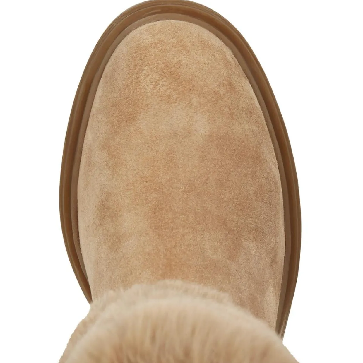Boots en Velours de Cuir Damiana toffee/beige - Talon 6.5 cm-Geox Best