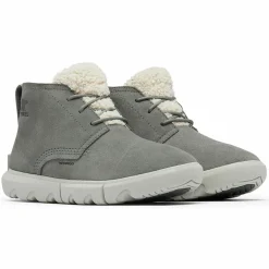Boots en Velours de Cuir Explorer Next grises-Sorel Discount