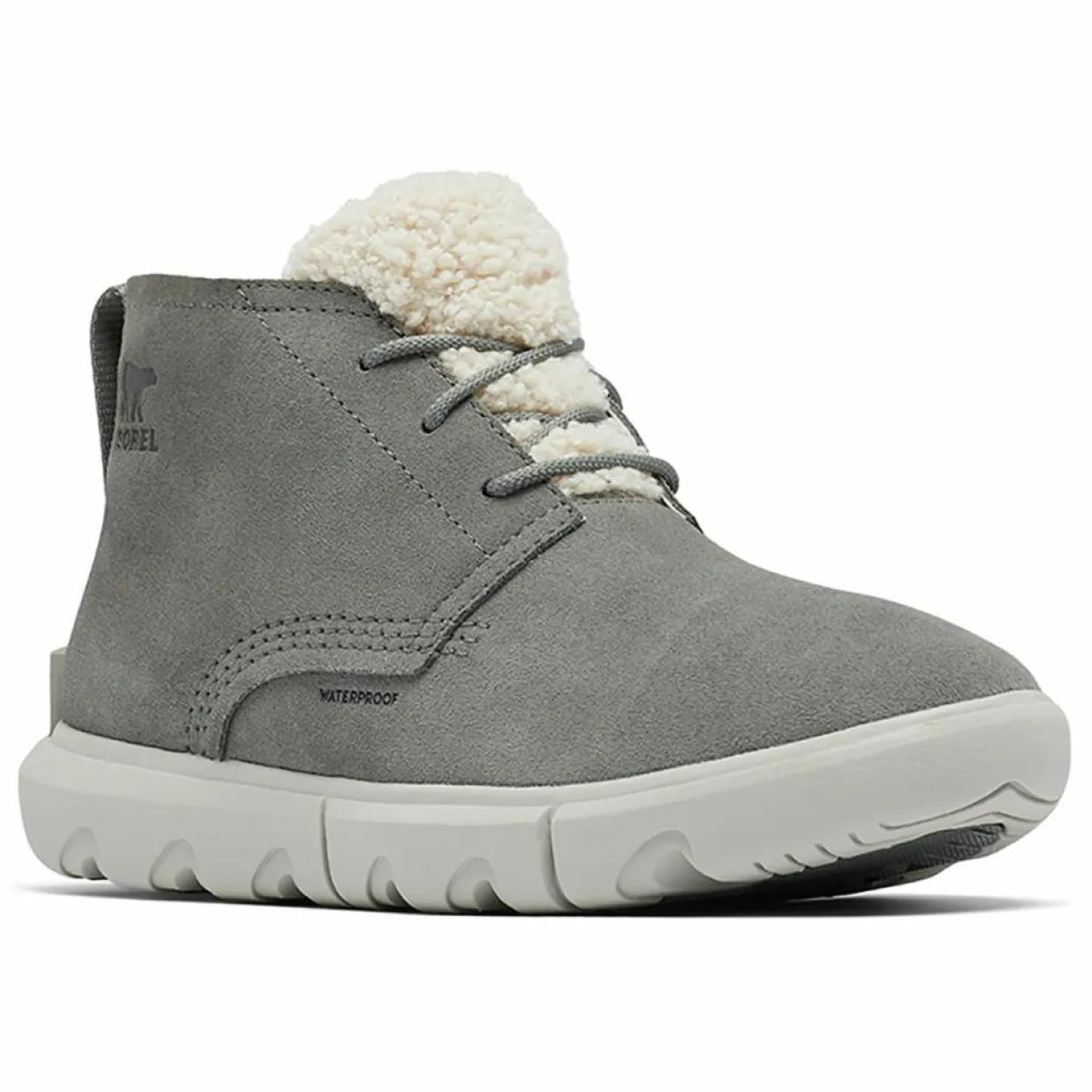 Boots en Velours de Cuir Explorer Next grises-Sorel Discount