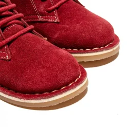 Enfant Apologie Fille^Boots en Velours de Cuir Lou bordeaux
