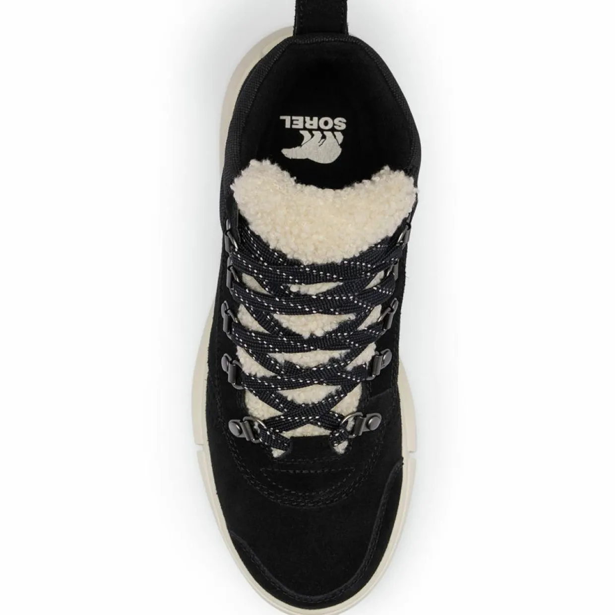 Femme Sorel Bottines^Boots en Velours de Cuir Explorer Next noires
