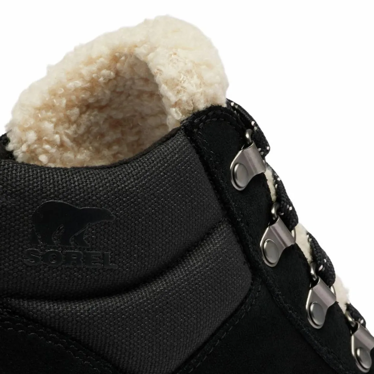 Femme Sorel Bottines^Boots en Velours de Cuir Explorer Next noires