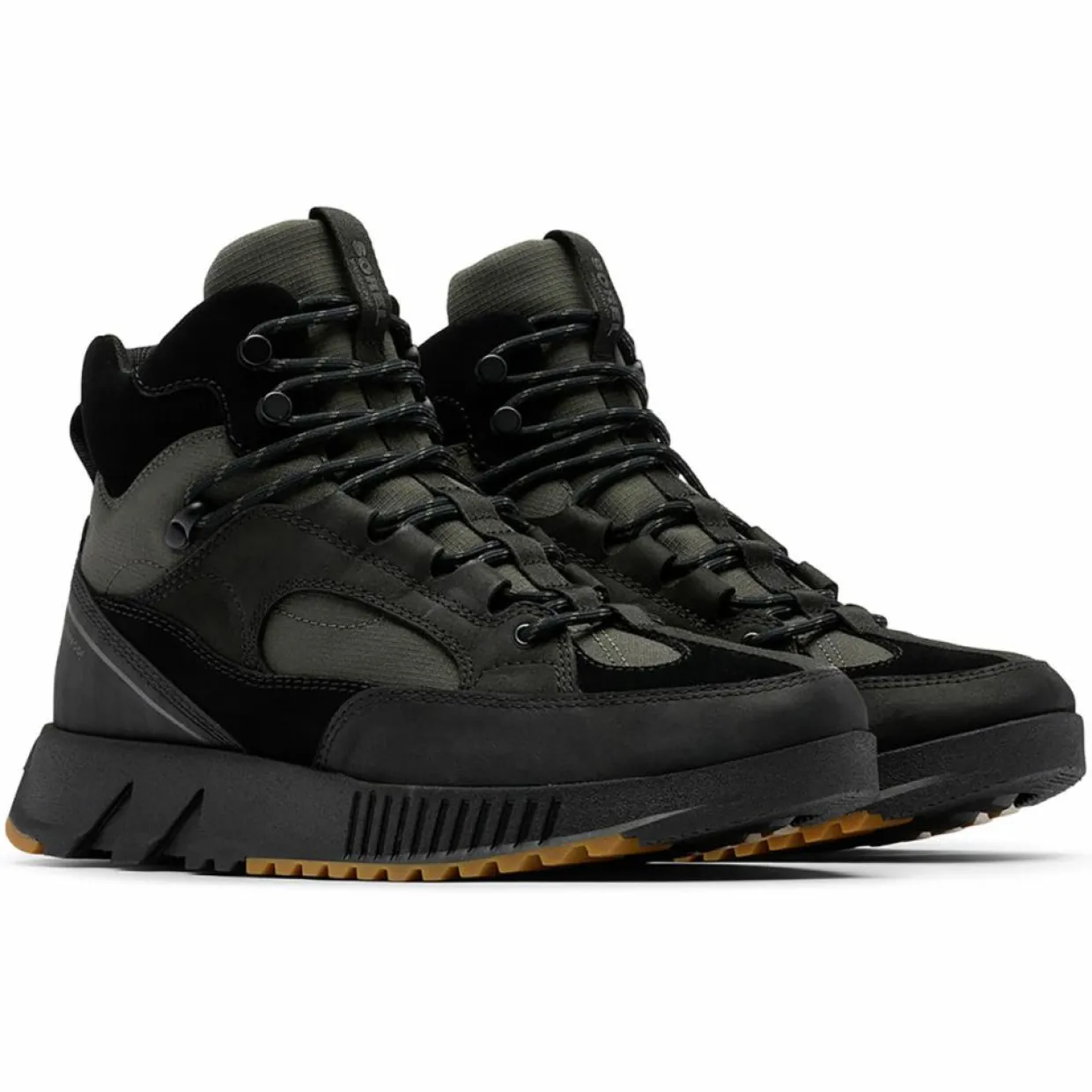 Boots en Velours de Cuir Mac Hill noires-Sorel