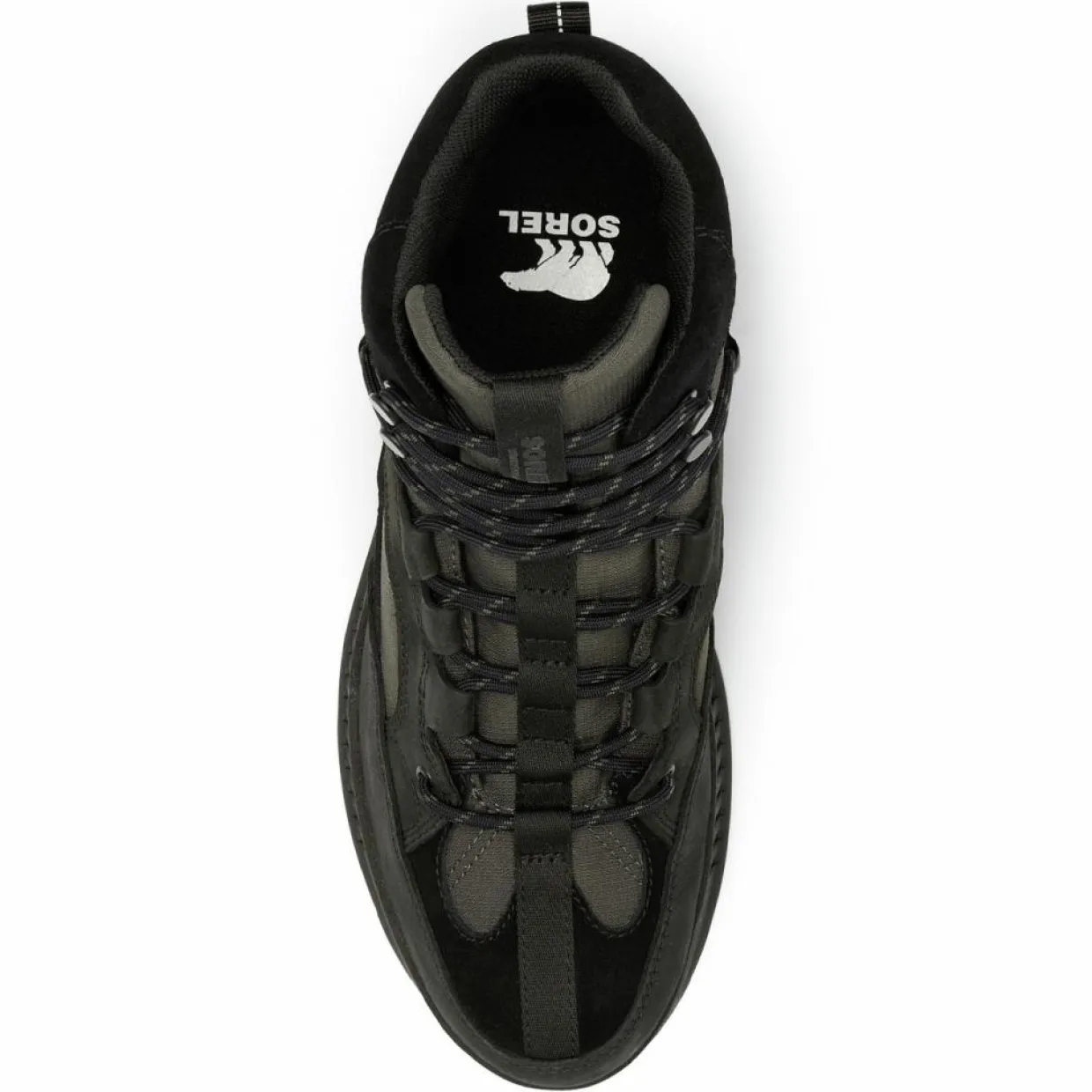Boots en Velours de Cuir Mac Hill noires-Sorel