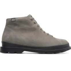 Boots en Velours de Cuir Brutus grises-Camper Sale
