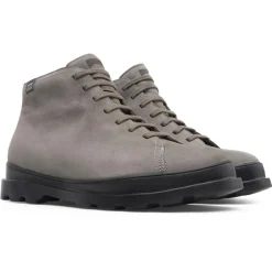Boots en Velours de Cuir Brutus grises-Camper Sale