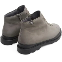 Boots en Velours de Cuir Brutus grises-Camper Sale
