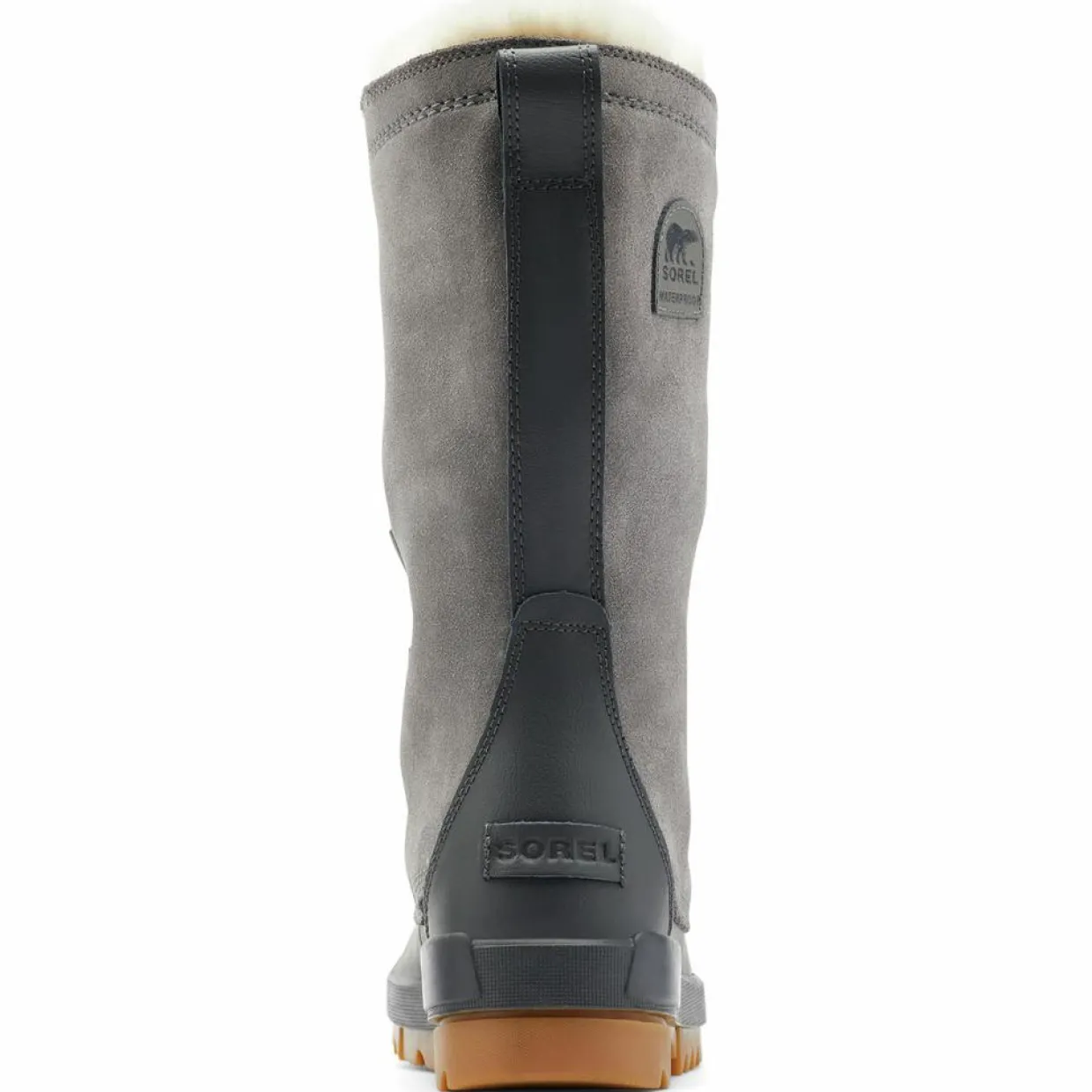 Femme Sorel Bottes^Boots en Velours de Cuir doublure polaire Torino II grises