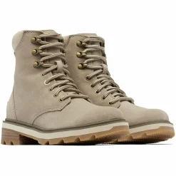 Femme Sorel Bottines^Boots en Velours de Cuir Lennox taupe