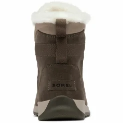 Femme Sorel Bottines^Boots fourrées en Velours de Cuir & Textile imperméables Whitney™ II Flurry marron