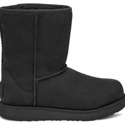 Boots fourrées en Velours de Cuir Classic Weather Short noires-Ugg Hot