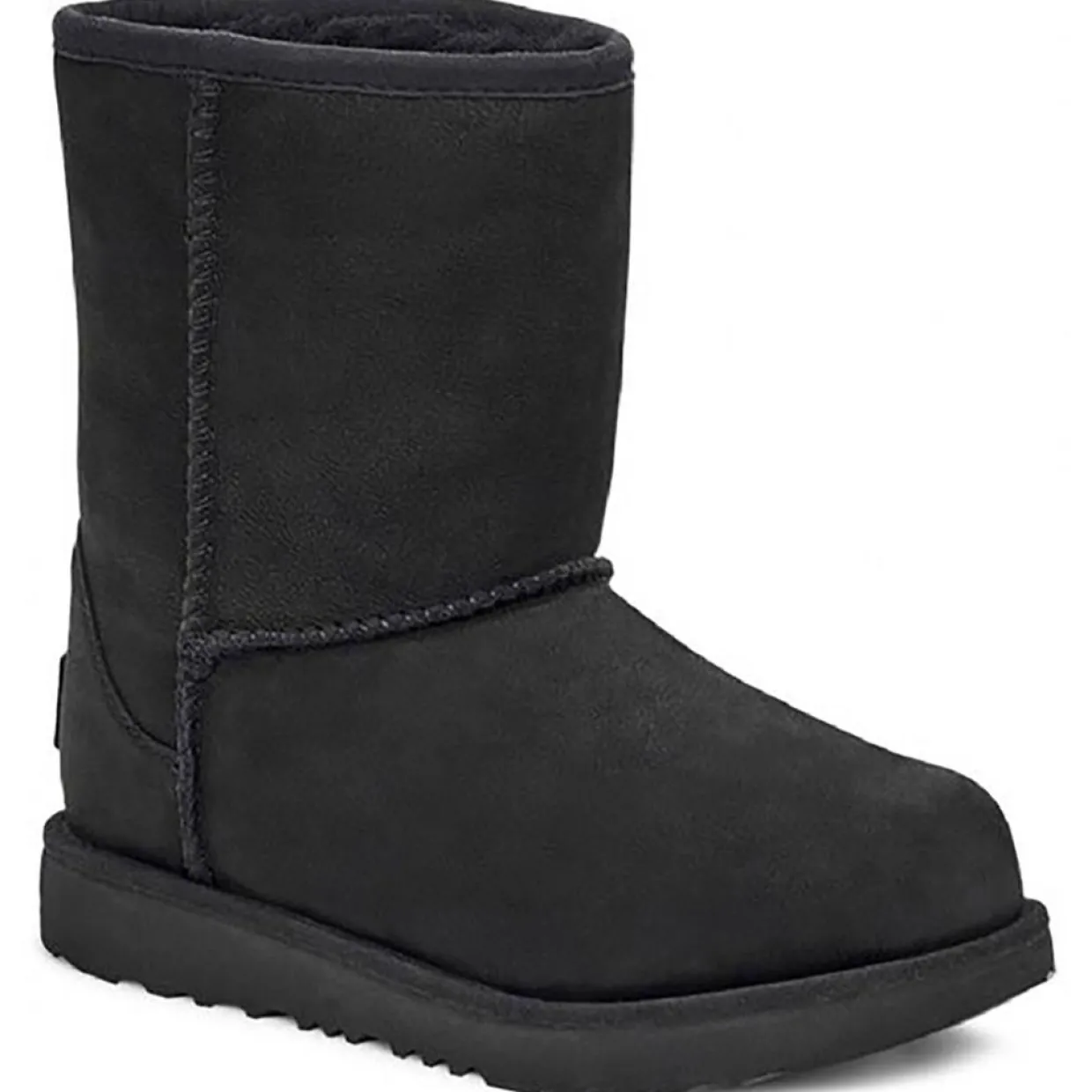 Boots fourrées en Velours de Cuir Classic Weather Short noires-Ugg Hot