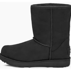Boots fourrées en Velours de Cuir Classic Weather Short noires-Ugg Hot