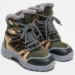 Enfant Stella McCartney Fille^Boots fourrées kaki