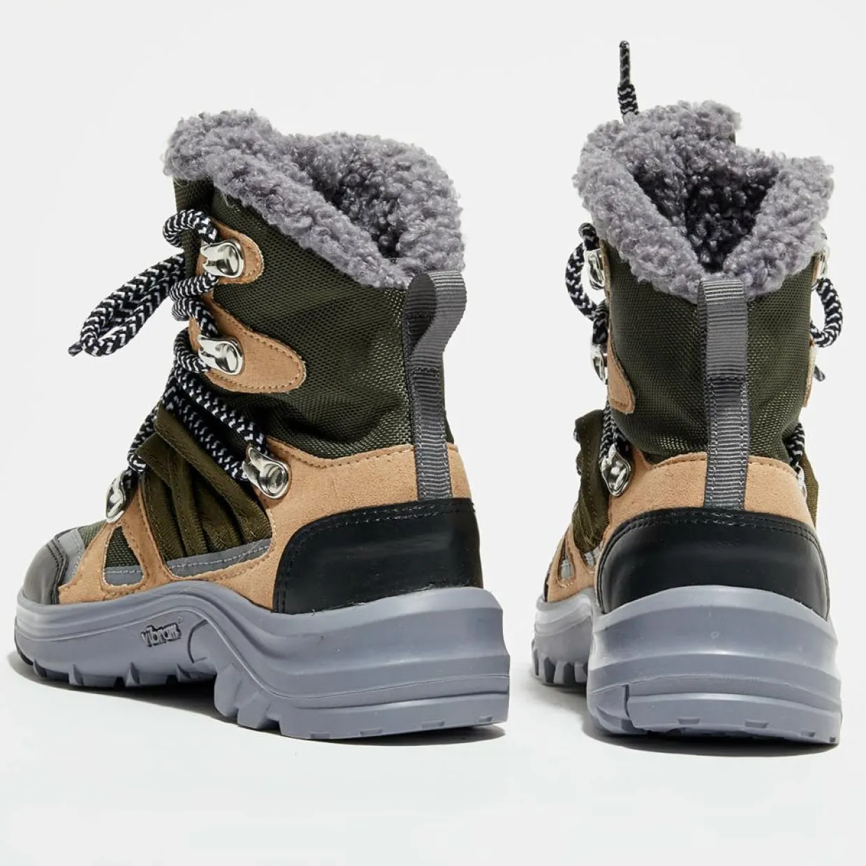 Enfant Stella McCartney Fille^Boots fourrées kaki