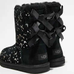 Boots fourrées Laine en Velours de cuir Bailey BoMoon and Stars noires-Ugg