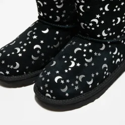 Boots fourrées Laine en Velours de cuir Bailey BoMoon and Stars noires-Ugg