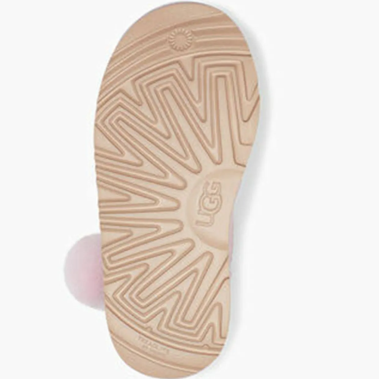 Enfant Ugg Fille^Boots fourrées Laine en Velours de Ciir Irina Star Charm roses