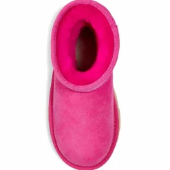 Boots fourrées Laine en Velours de Cuir Classic II fuchsia-Ugg Clearance