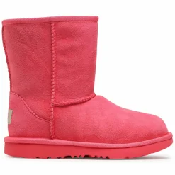 Boots fourrées Laine en Velours de Cuir Classic II roses-Ugg Clearance