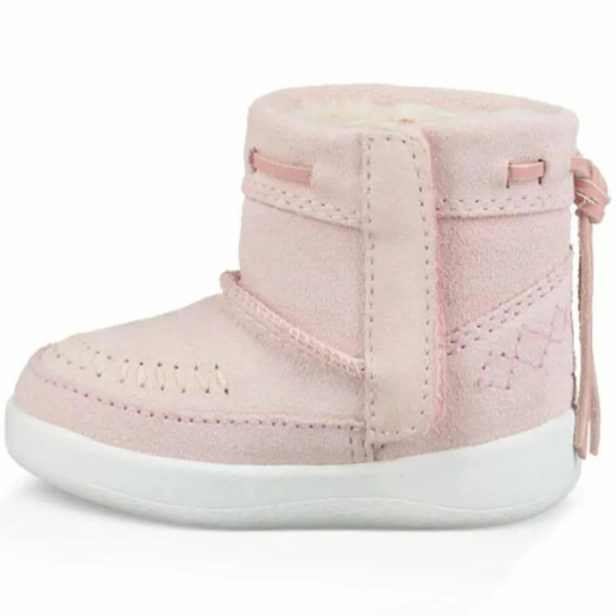 Boots fourrées Laine en Velours de Cuir Cali Campfire roses-Ugg