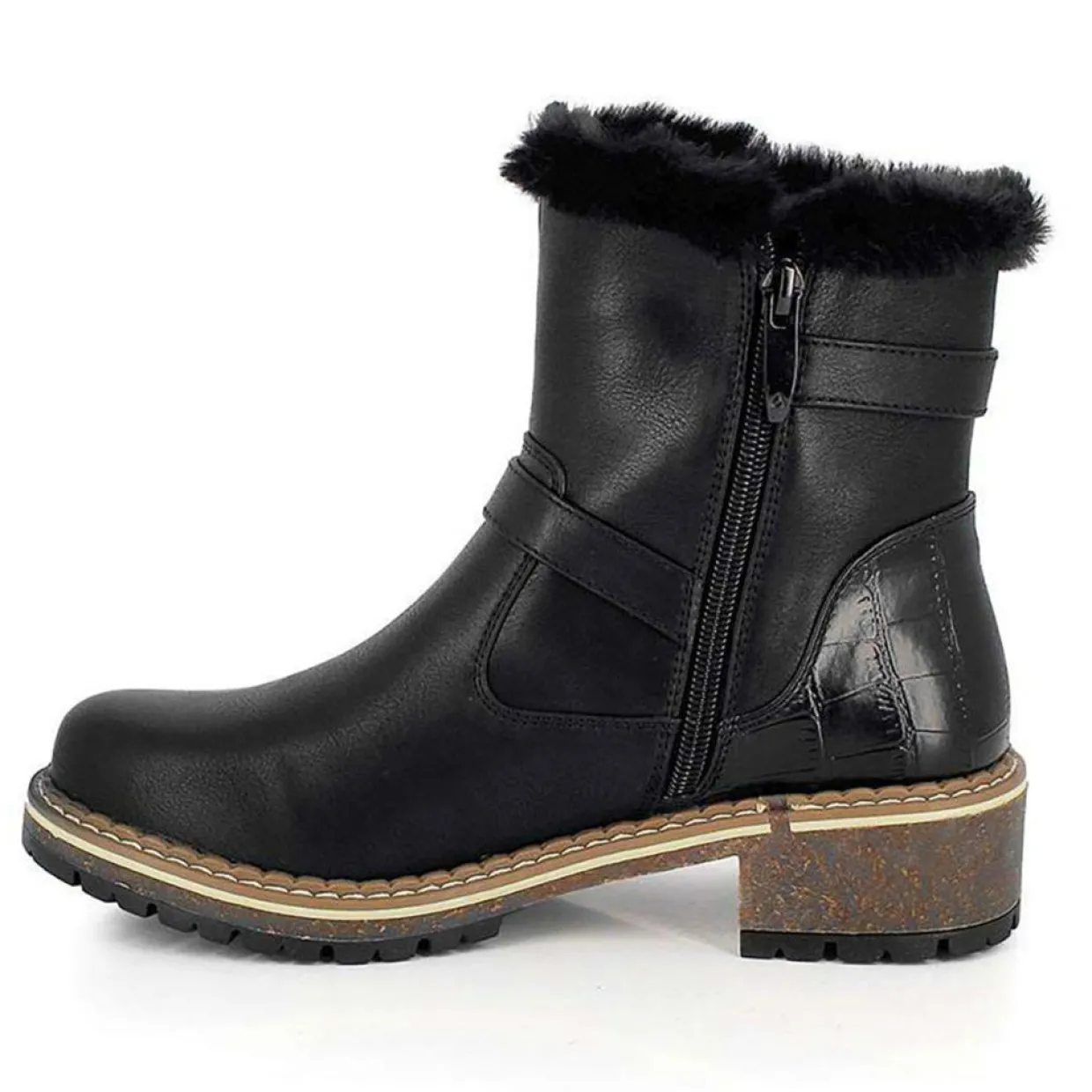 Femme Kimberfeel Bottines^Boots fourrées Lea noires