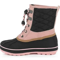 Femme Kimberfeel Bottines^Boots fourrées Noor vieux rose/noir