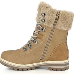 Boots Fourrées Théa beiges-Kimberfeel Online