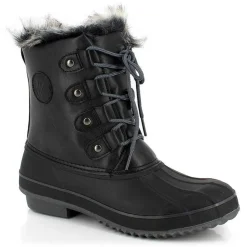 Boots Fourrées Vallandry noires-Kimberfeel Online