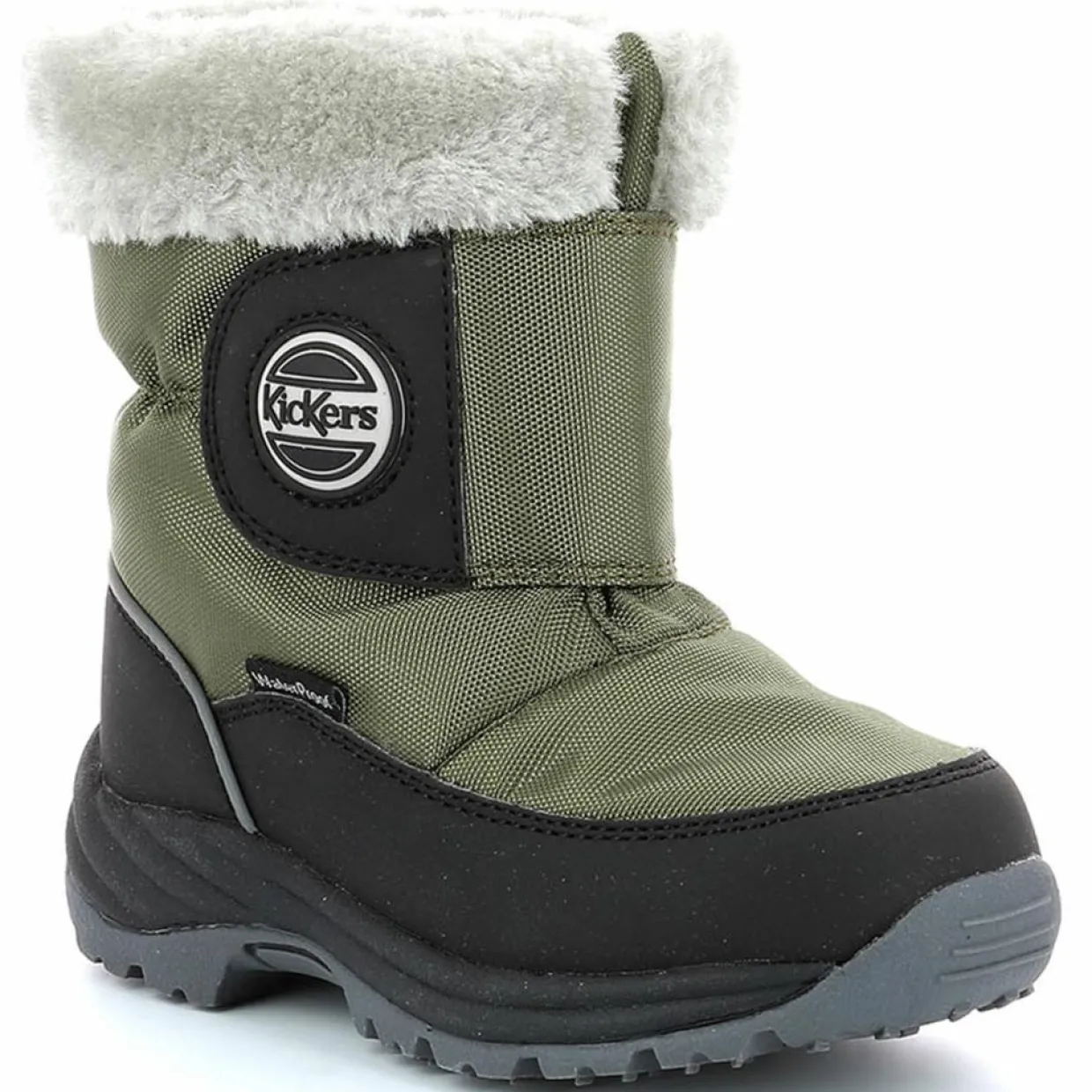 Boots Jumpsnow intérieur fourré kaki/noir-Kickers Best