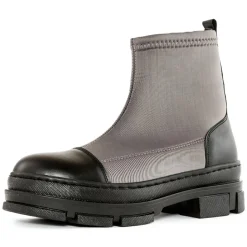 Femme Lab78 Bottines^Boots Mahaut grises - Talon 5 cm