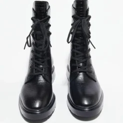 Femme Stuart Weitzman Bottines^Boots McKenzee effet reptile noires