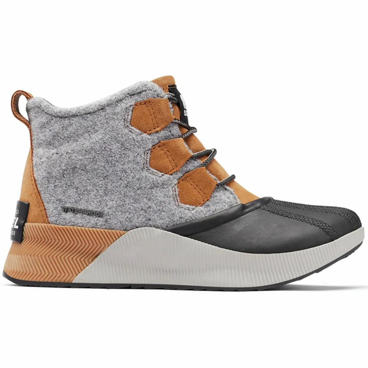 Femme Sorel Bottines^Boots Out N About III gris/noir/cognac