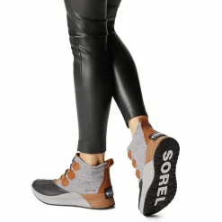 Femme Sorel Bottines^Boots Out N About III gris/noir/cognac