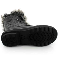 Femme Kimberfeel Bottes^Bottes de neige fourrées Capucine noires