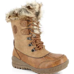 Femme Kimberfeel Bottes^Bottes de Neige fourrées Elena cappuccino