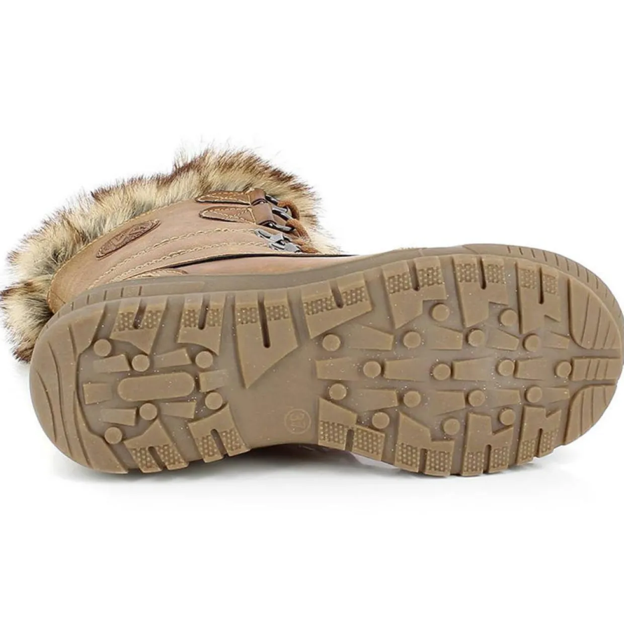 Femme Kimberfeel Bottes^Bottes de Neige fourrées Elena cappuccino