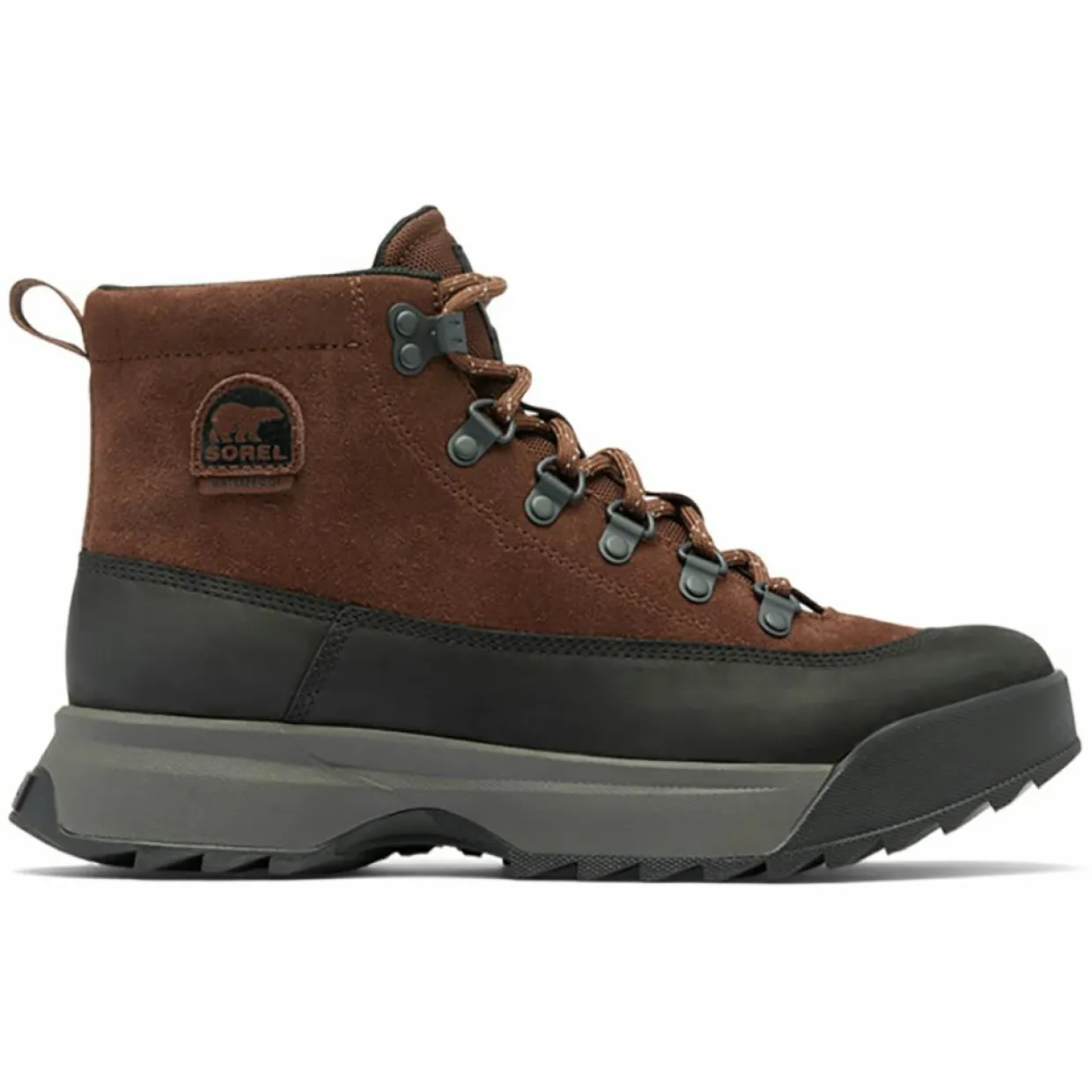 Homme Sorel Boots^Bottes d'hiver en Velours de Cuir Scout 87 Pro Boot Plus Wp marron