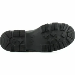 Femme Ugg Bottines^Bottes en Cuir Brisbane Chelsea noires - Talon 6.3 cm