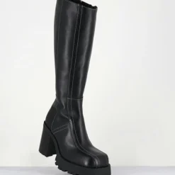 Bottes en Cuir dulce noires - Talon : 9.5cm-E8 By Miista Discount