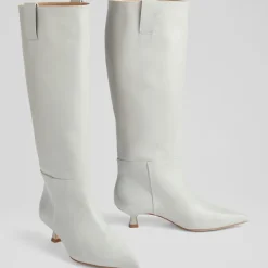 Bottes en Cuir Eden gris clair - Talon 4,5 cm-L.K. Bennett Outlet