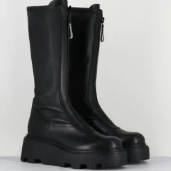 Femme Premiata Bottes^Bottes en Cuir M6622 noires
