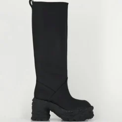 Bottes en Cuir M6315 noires - Talon : 9.5 cm-Premiata